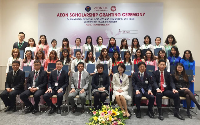 AEON MALL trao học bổng cho sinh viên Việt Nam (Nguồn: Báo đầu tư)