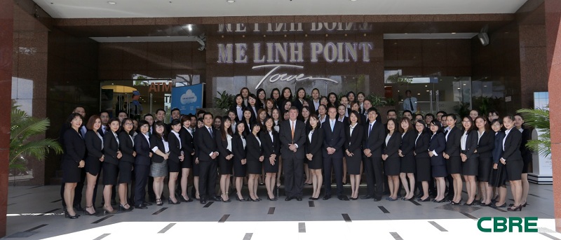 Đội ngũ nhân viên chuyên nghiệp tại CBRE Việt Nam (Nguồn: CBRE Việt Nam)