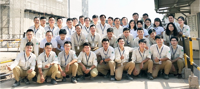 Đội ngũ nhân sự chuyên nghiệp tại Obayashi Vietnam