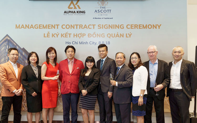 The Ascott Limited ký kết hợp tác với Alpha King (Nguồn: Doanh nhân Sài Gòn)