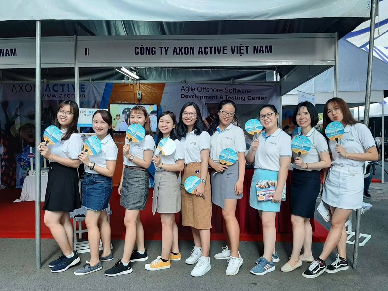 Đội ngũ nhân viên trẻ trung, năng động tại Axon Active Vietnam (Nguồn: Axon Active Vietnam) 