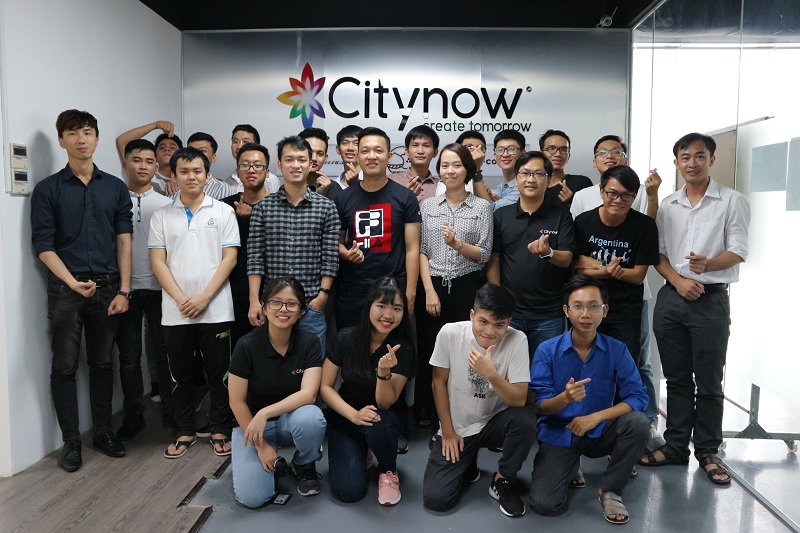 Đội ngũ nhân sự năng động, trẻ trung tại Citynow 