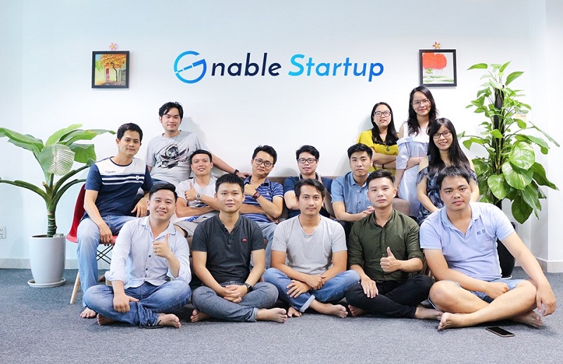 Đội ngũ nhân sự năng động, sáng tạo tại Enable Startup