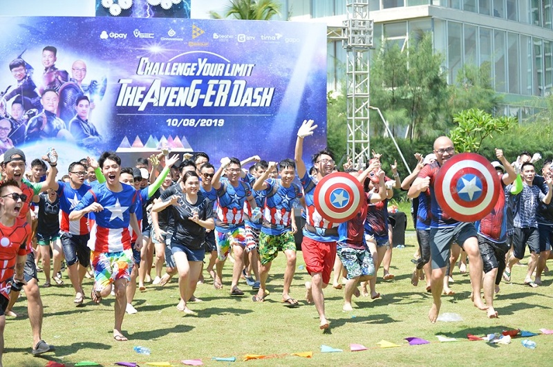 Nhân viên G - Group luôn hào hứng tham gia các hoạt động team building