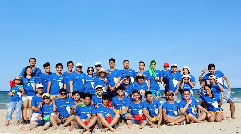 Rakumo tổ chức hoạt động team building tại Nha Trang cho nhân viên (Nguồn: Rakumo)