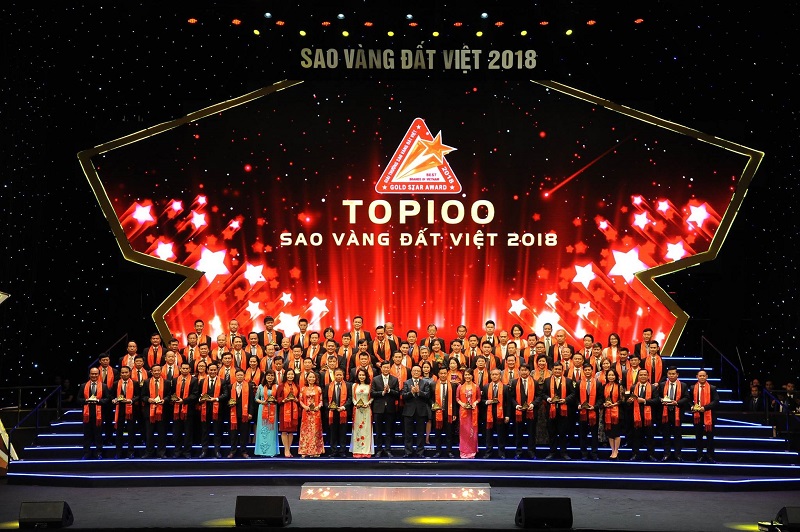Nhựa Tiền Phong - Top 100 Sao vàng đất Việt (Nguồn: Tiền Phong)