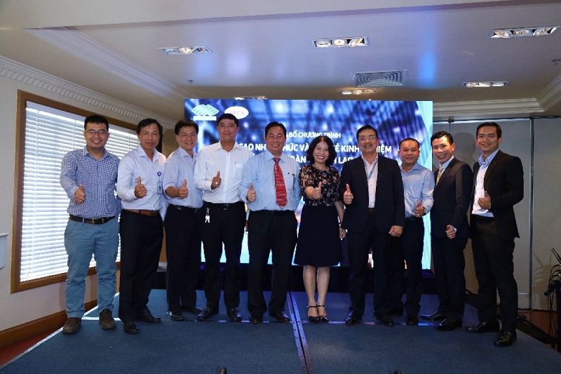 Công ty tổ chức đào tạo về ATLĐ cho đội ngũ nhân viên tại nhà máy BR - VT (Nguồn: NS BlueScope Việt Nam)