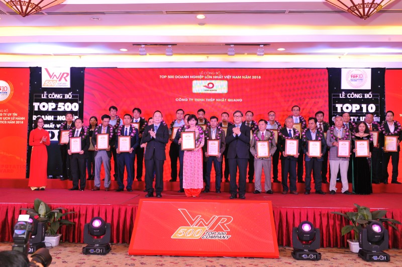 Thép Nhật Quang - Top 500 doanh nghiệp lớn nhất Việt Nam (Nguồn: Thép Nhật Quang)