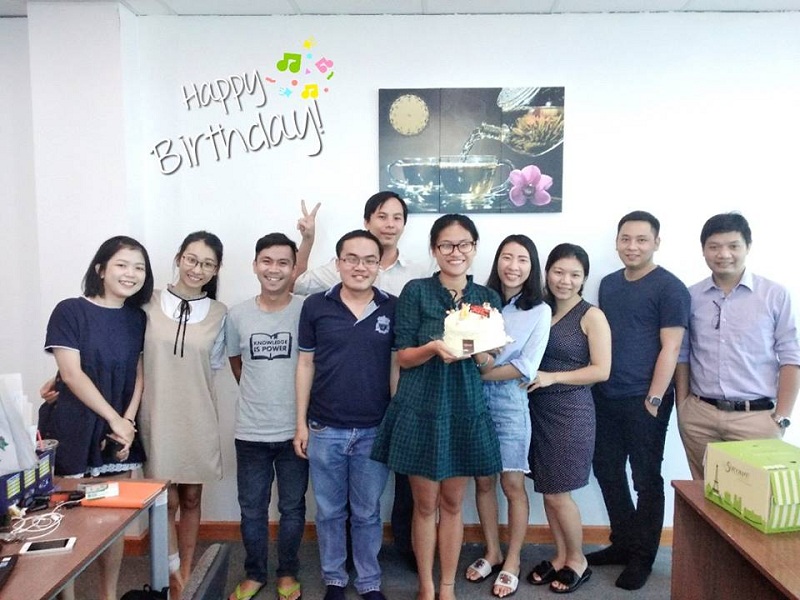 Green Speed organize monthly birthday party for staff 