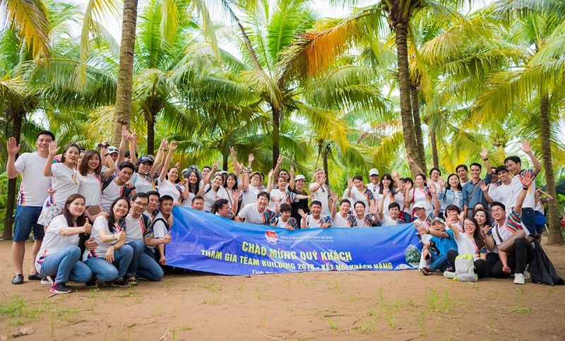 CBNV Tân cảng Sài Gòn hào hứng tham gia hoạt động dã ngoại (Nguồn: Tân Cảng Sài Gòn)