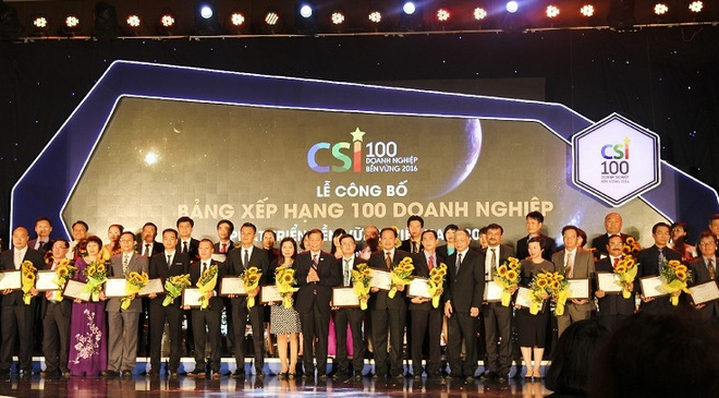 VICO nhận giải thưởng Top 100 Doanh Nghiệp Phát Triển (Nguồn: vicogroup.com.vn)