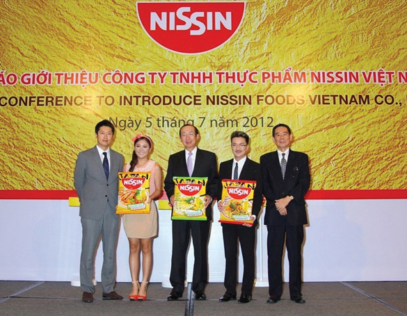 Họp báo ra mắt thương hiệu Nissin Foods Việt Nam (Nguồn: doanhnhanplus.vn)