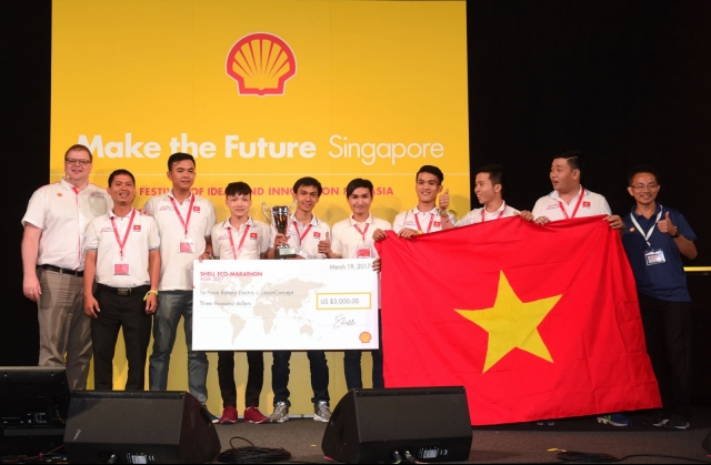Shell tổ chức cuộc thi chế tạo xe tiết kiệm nhiên liệu (Nguồn: nghenhinvietnam.vn)