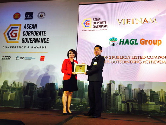 HAGL Group vinh dự nhận giải thưởng Châu Á (Nguồn: HAGL Group)