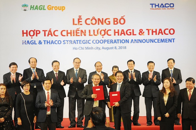 HAGL Group ký kết hợp tác cùng Thaco (Nguồn: Báo mới)