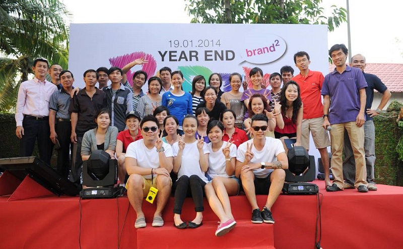 Đội ngũ nhân viên trẻ trung, năng động tại Brand2asia (Nguồn: Brand2asia)
