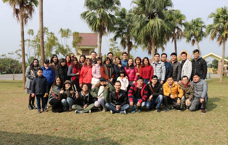 Đội ngũ nhân viên trẻ trung tại Liên Việt Technology