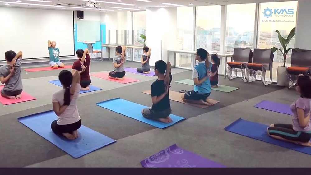 Phòng tập yoga dành cho nhân viên (Nguồn: Techtalk)