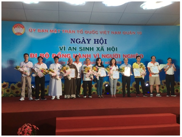 Nhân viên tích cực tham gia các hoạt động cộng đồng (Nguồn: Saigonbank)