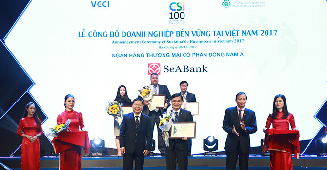 Top 100 Thương hiệu phát triển bền vững Việt Nam (Nguồn: Bizlive)
